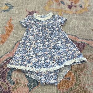 NWOT Magnetic Me Bunny and Floral Dress with Matching Diaper Cover
